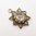 Victorian Rose Cut Diamond Star Charm