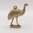 Vintage British Gold Emu Bird Charm