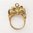 British Vintage Gold Stanhope Marriage Licence with Vows Ring Charm