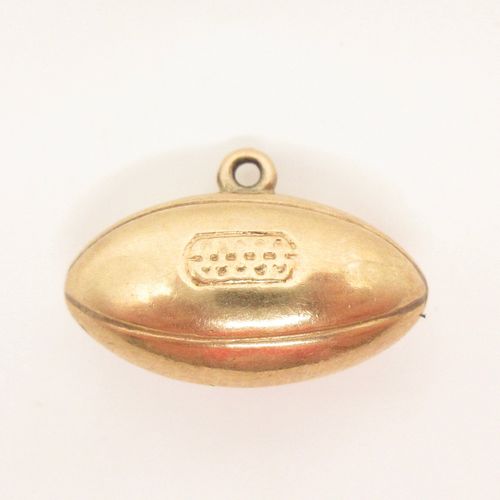 Vintage Rugby Ball Charm