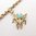 Diamond and Turquoise Short Investment Charm Necklace