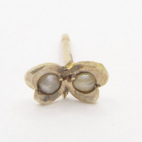 Pearl Butterfly Studded Single Earring