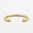 18ct Yellow Gold Thick Torque Ring Band Size M