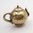 Vintage British Gold Ornate Antique Teapot Charm