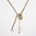 Mixed Link Heart Padlock Necklace With Tassel Decorative Key