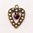 Antique Pearl Heart Charm